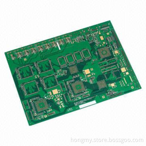 High-density Multi-layered PCB with Immersion Gold and Green Solder Mask